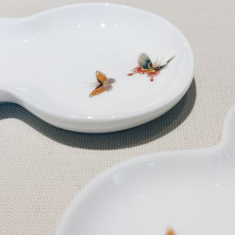 自慢監製 不言美器 釉中彩 葫蘆 杯托