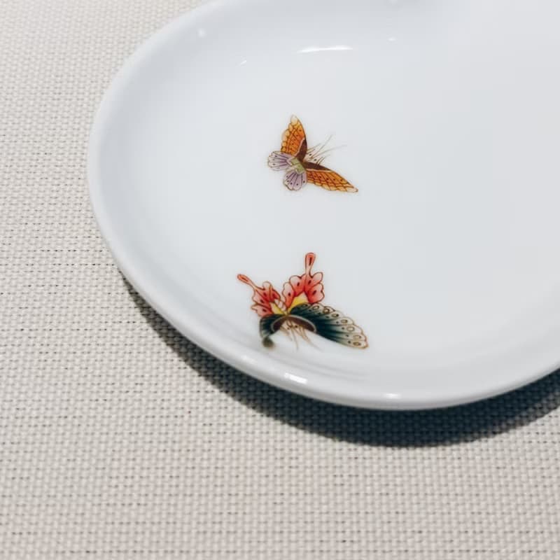 自慢監製 不言美器 釉中彩 葫蘆 杯托