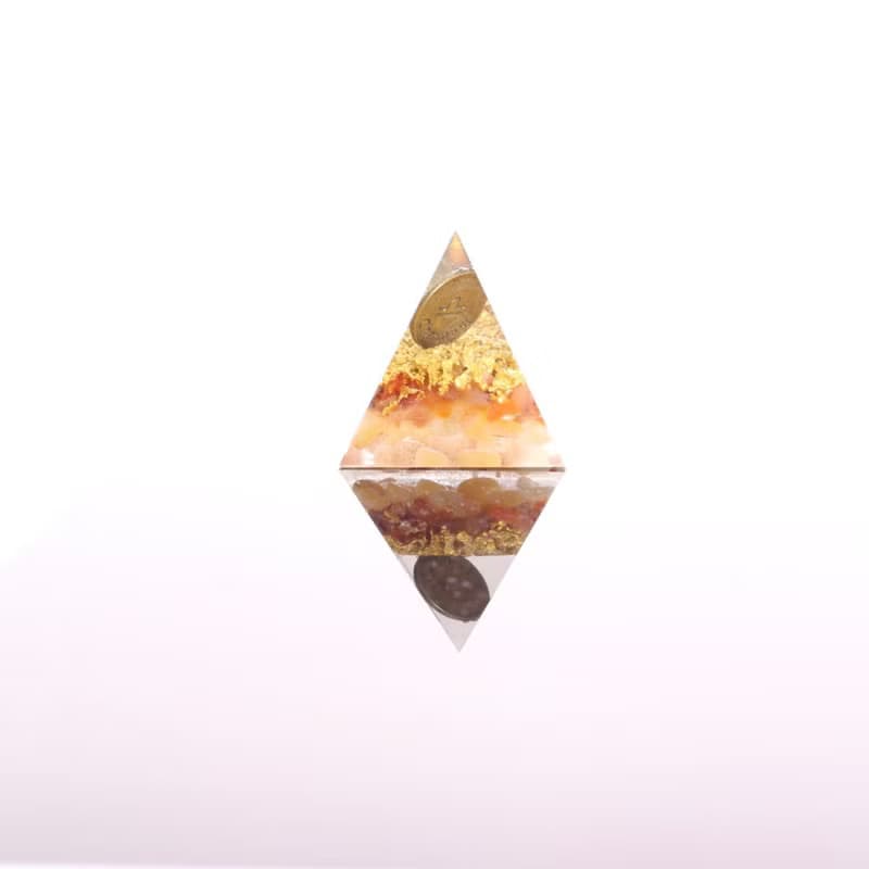 【母親節禮物】星座系列天秤座奧剛金字塔Orgonite水晶療癒開運祝
