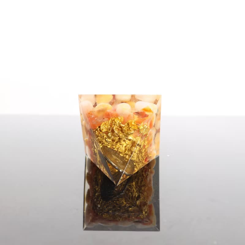 【母親節禮物】星座系列天秤座奧剛金字塔Orgonite水晶療癒開運祝