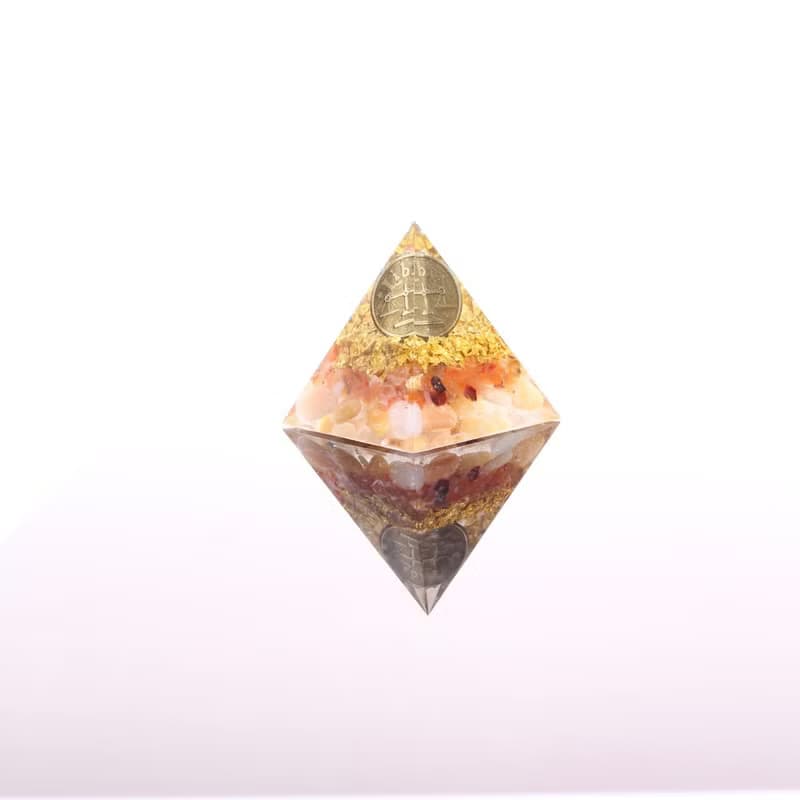 【母親節禮物】星座系列天秤座奧剛金字塔Orgonite水晶療癒開運祝