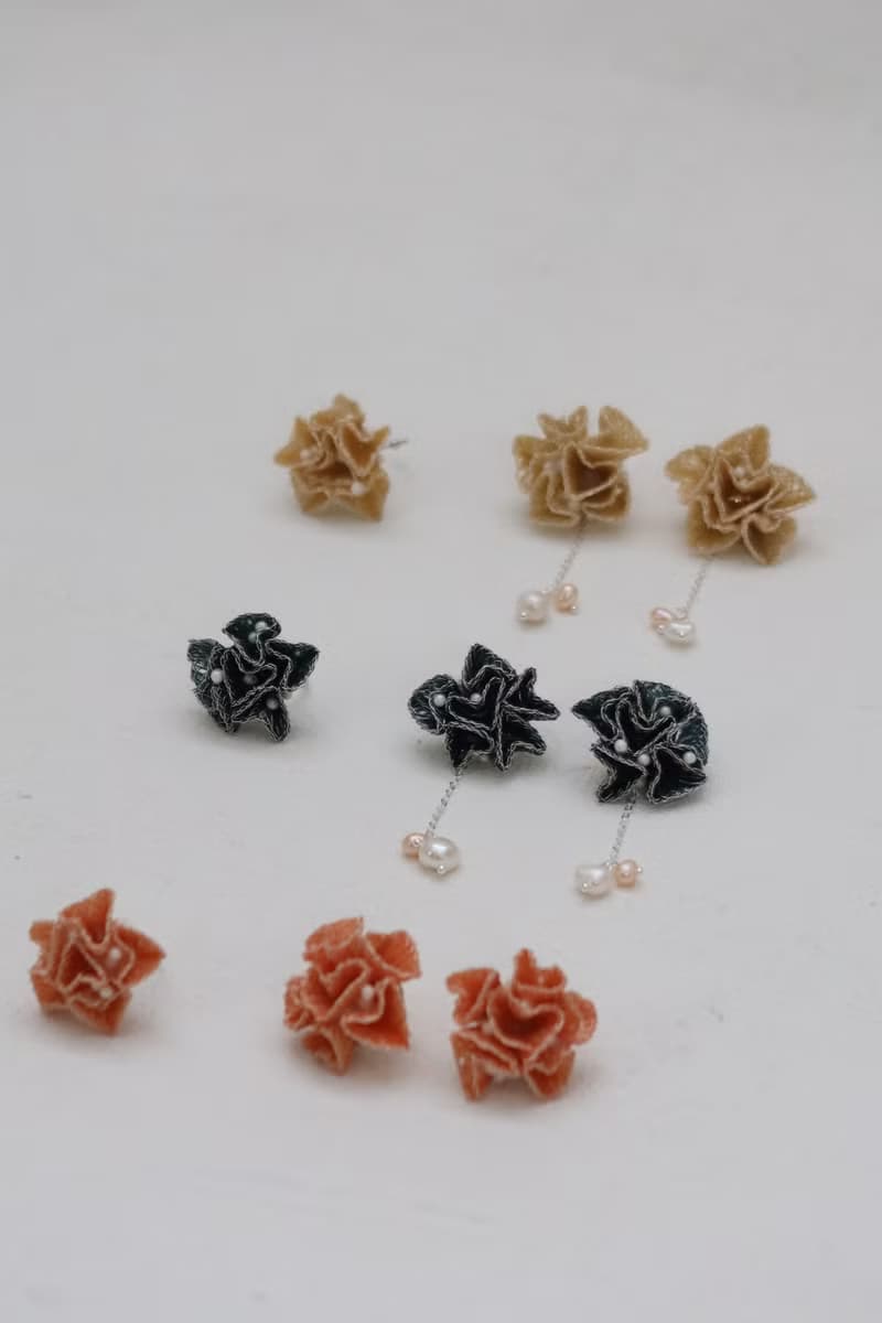 Vingtsix 維羅納藍耳環/耳夾可 樹脂 約會耳環 婚禮耳環