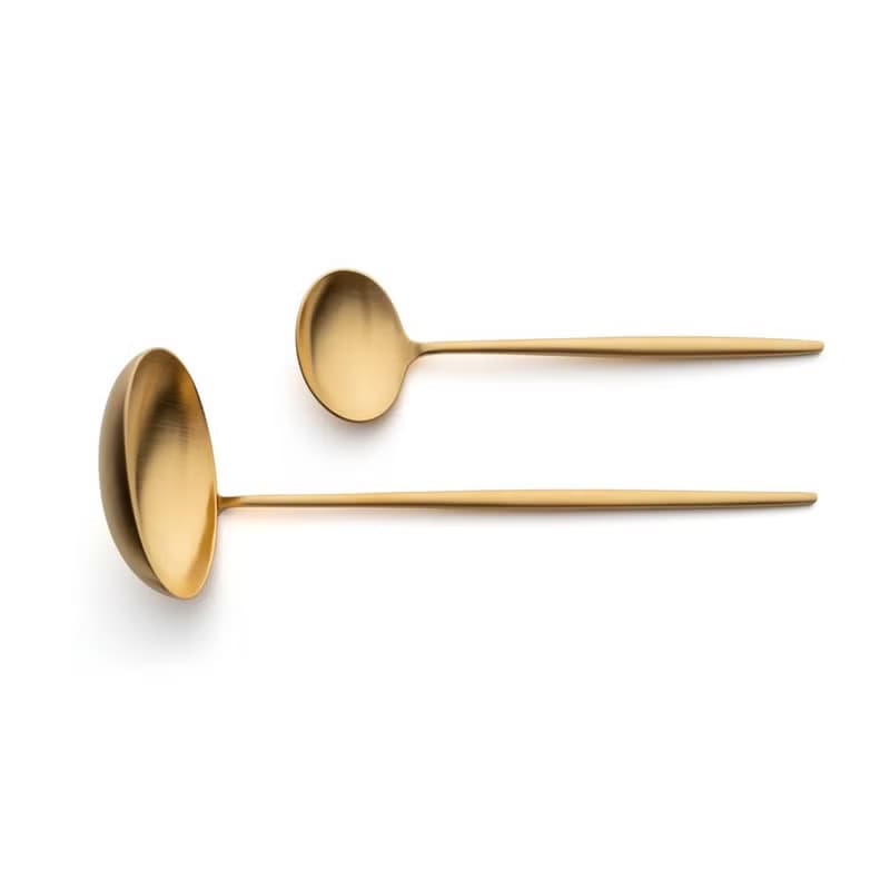 葡萄牙 Cutipol MOON系列霧金21cm醬料杓