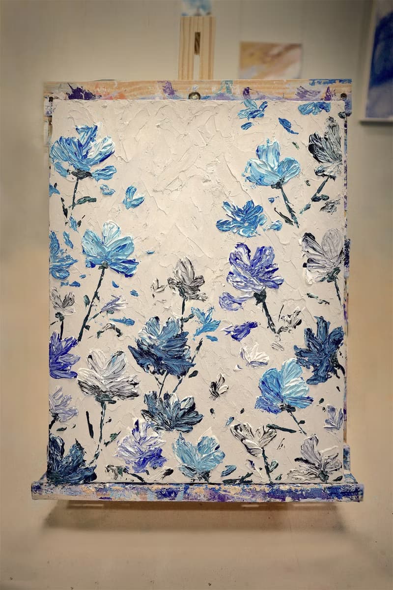 【體驗】肌理畫 花卉 療癒 立體畫 裝飾 禮物 擺飾 掛畫 壓克力畫 體驗