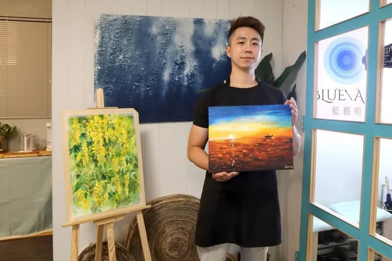 【體驗】肌理畫 花卉 療癒 立體畫 裝飾 禮物 擺飾 掛畫 壓克力畫 體驗
