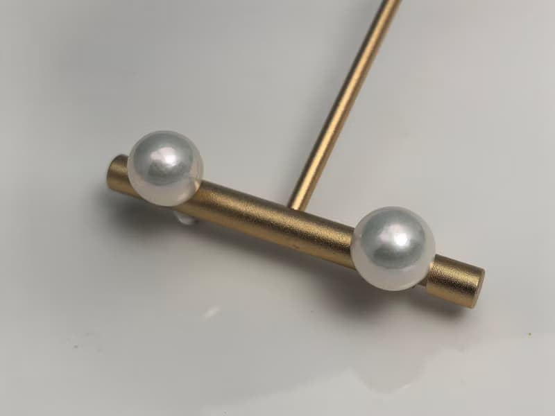 素耳釘 天然淡水珍珠 大珍珠 純銀 耳釘 耳環 簡約