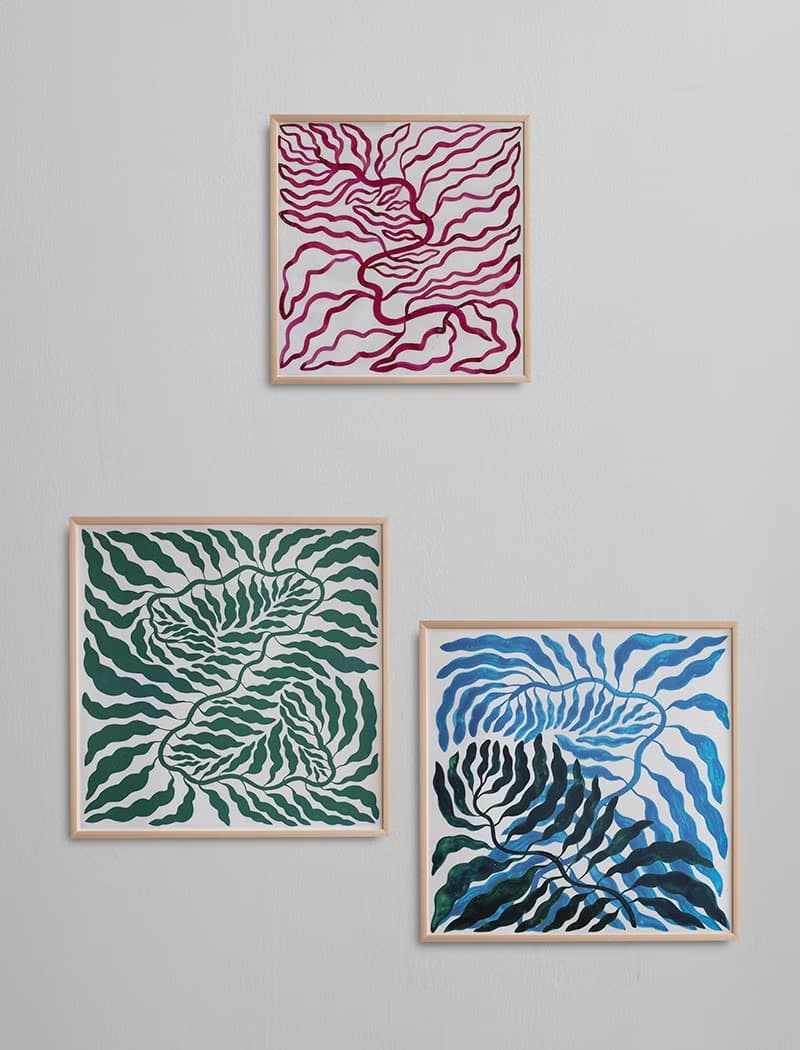 Linnéa Andersson - 瑞典藝術家設計海報 PINK AQUARELLE POSTER