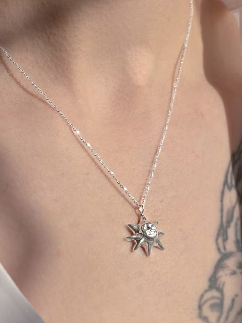 (K-pop Super Junior Ryeowook Featured) Baby Apollo Necklace -  Silver