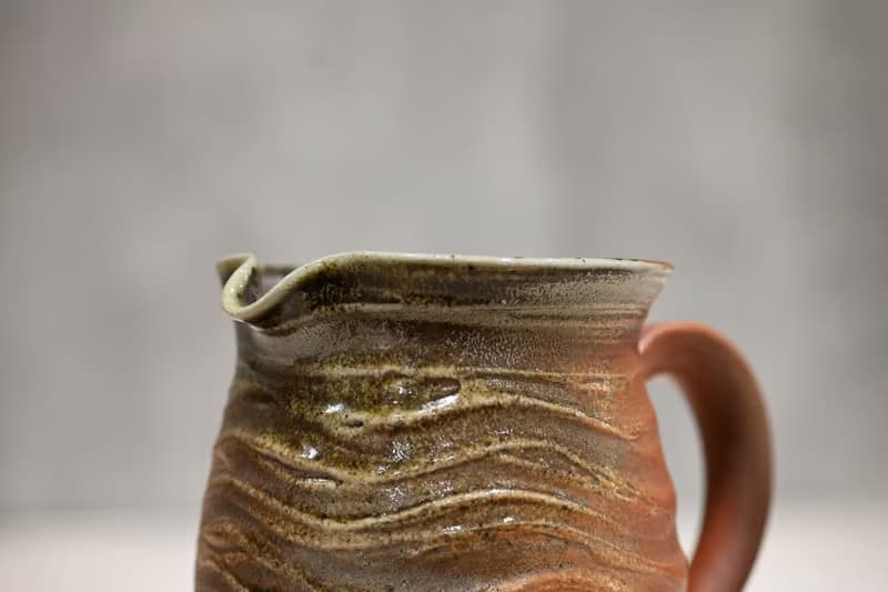 | 410cc |泥紋茶海 正把茶海 公道杯 公杯 勻杯【臻麟陶藝】