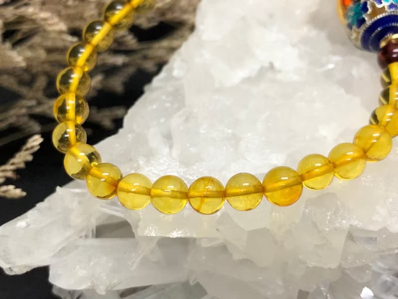 快速出貨天然琥珀手鍊 景泰藍手鏈 砂金配件手鍊