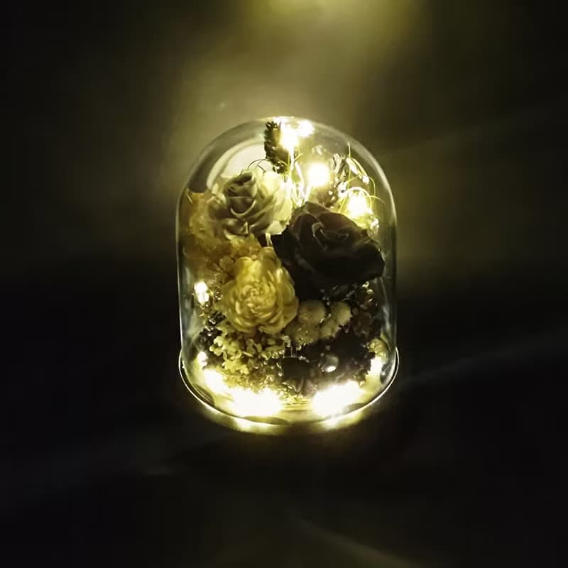 永生花玻璃擺設 - 一緣一會 (玄)