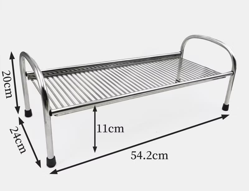 不鏽鋼平台架　下方空間可利用　碗架　盤架　碗盤架　廚房架