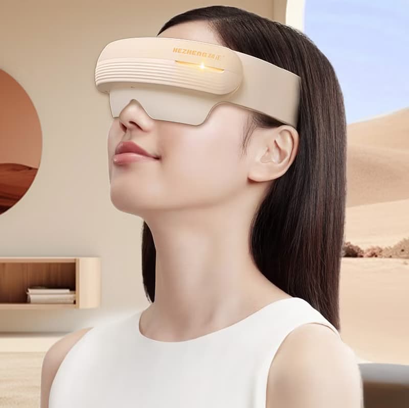 【免運】 和正頭眼一體按摩器頭部眼部一體氣囊包裹按摩助眠熱敷