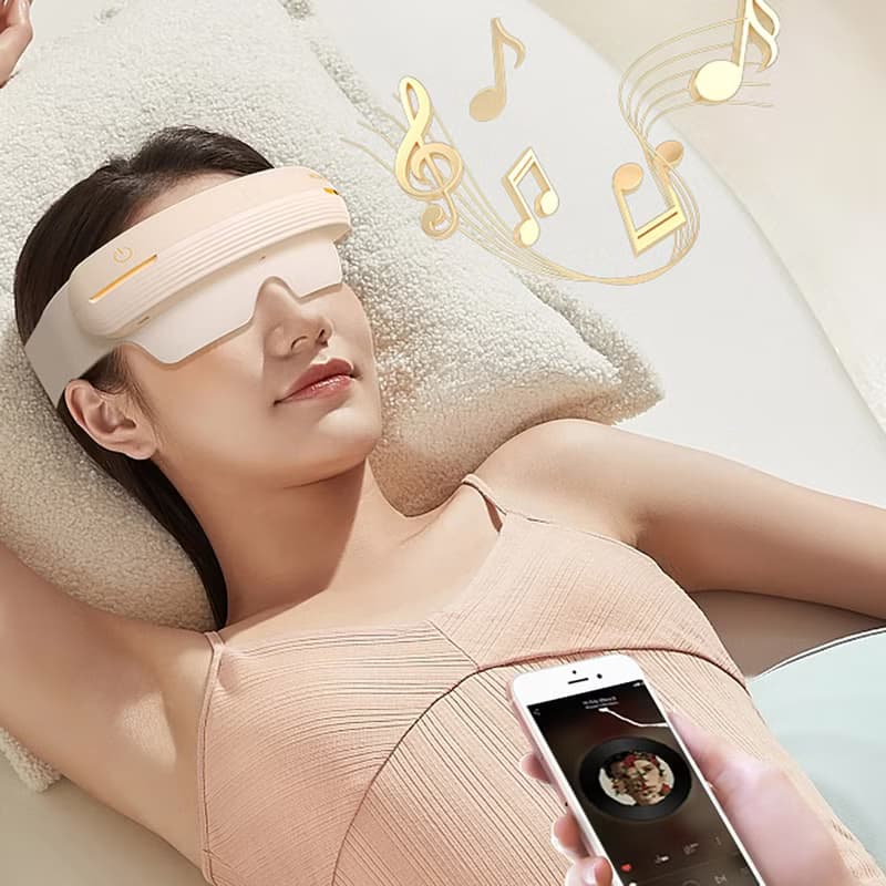 【免運】 和正頭眼一體按摩器頭部眼部一體氣囊包裹按摩助眠熱敷