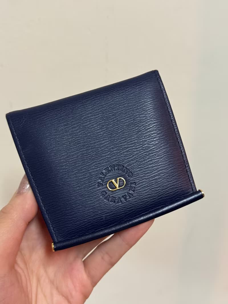 中古正品 Valentino Garavani 真皮收納包 零錢包 散紙包 禮物