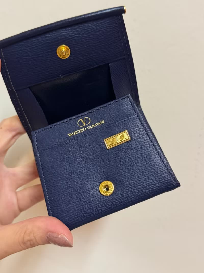 中古正品 Valentino Garavani 真皮收納包 零錢包 散紙包 禮物