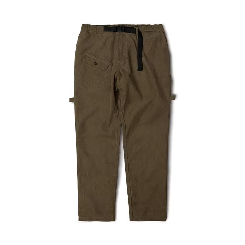 Corduroy Trousers山系調節腰帶仿燈芯絨工裝寬松微彈長褲
