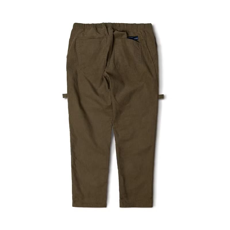 Corduroy Trousers山系調節腰帶仿燈芯絨工裝寬松微彈長褲