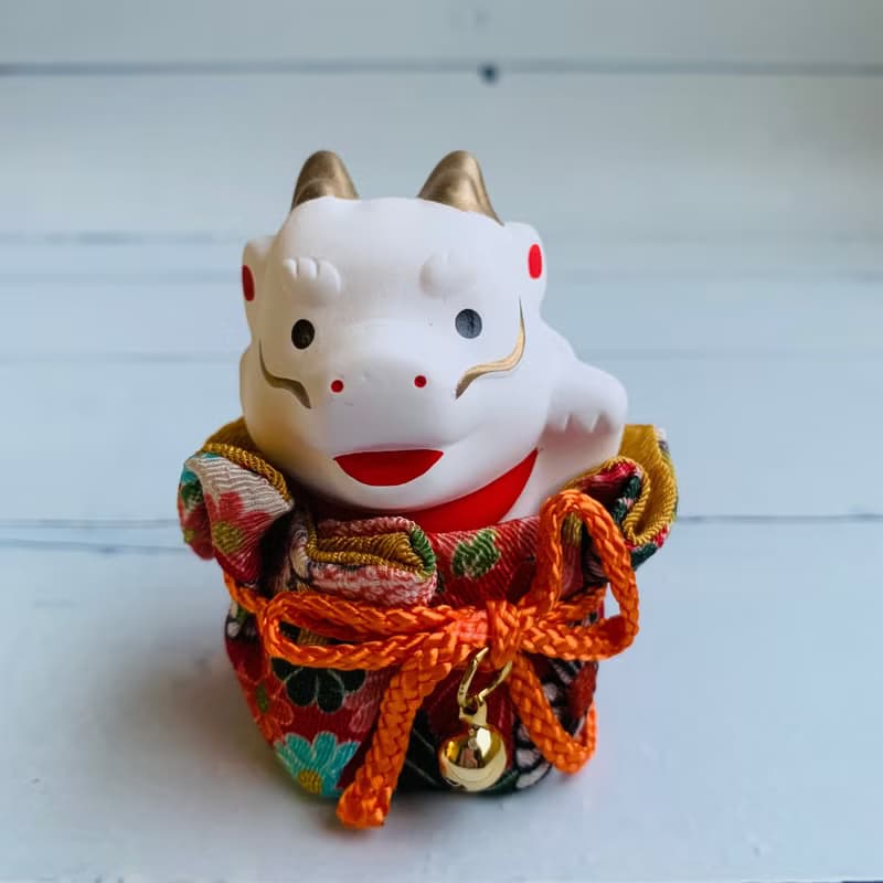 錦彩招福龍-和服-生肖吉祥物(龍)