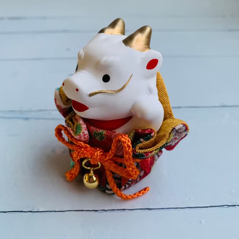 錦彩招福龍-和服-生肖吉祥物(龍)