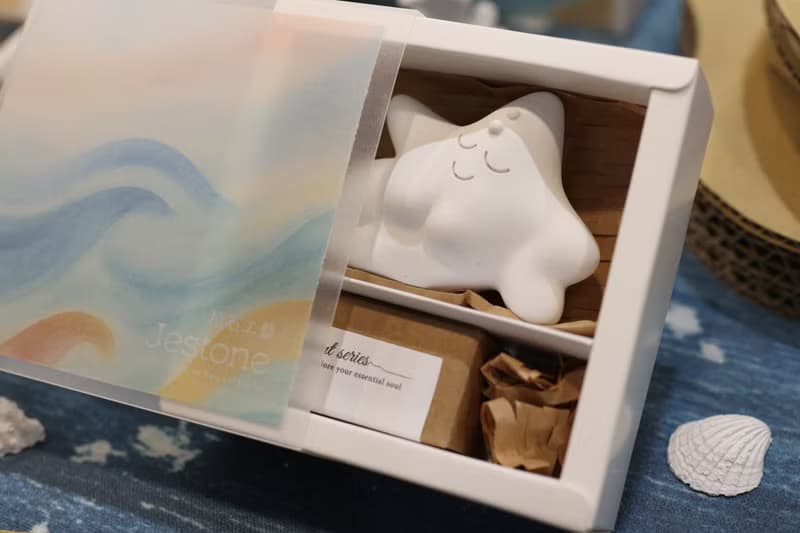 午睡海星女神 永續再生材擴香石 文博會參展商品