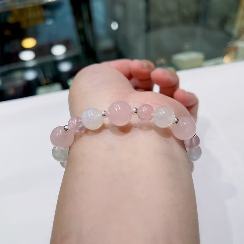 寶麗金珠寶-天然水晶銀飾手鍊