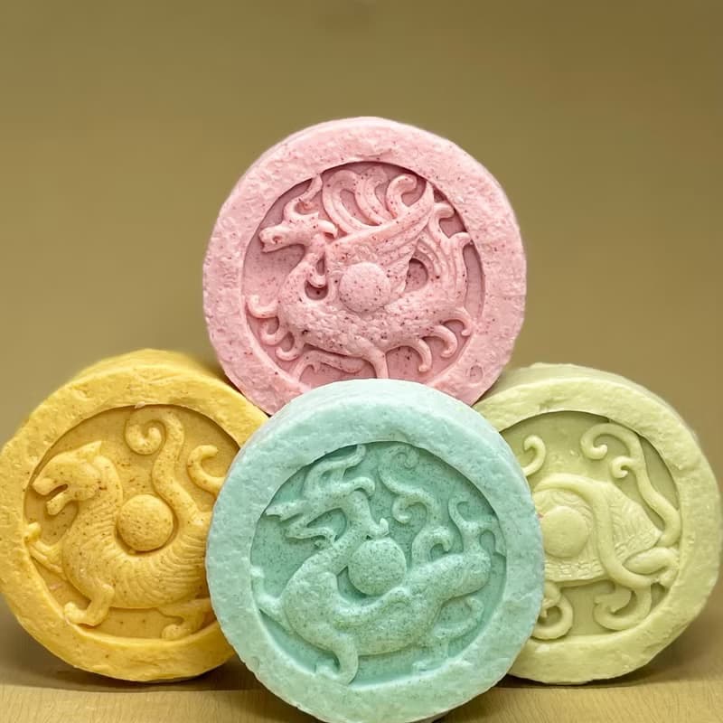 草本古風神獸平安皂(白虎) 草本手工皂 植物萃取搭配精油香氛