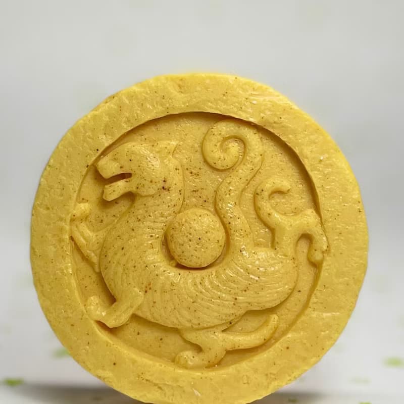 草本古風神獸平安皂(白虎) 草本手工皂 植物萃取搭配精油香氛