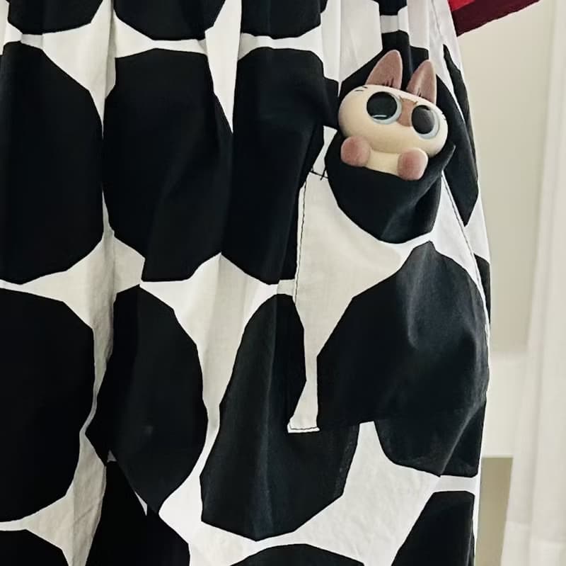 黑白圈圈純棉燈籠褲 / 褲子 童裝