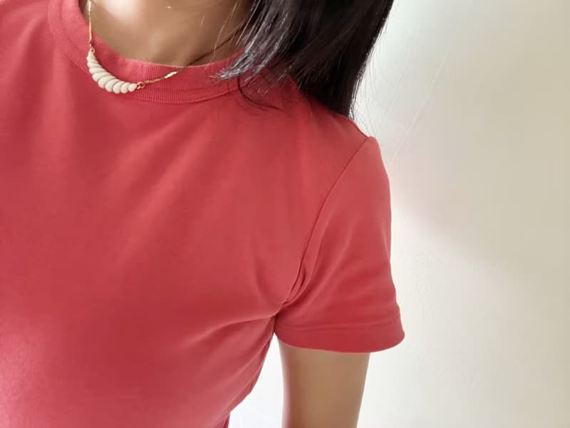 -古董70年代AVON白色牛角項鍊針式耳環套組 GATSBY