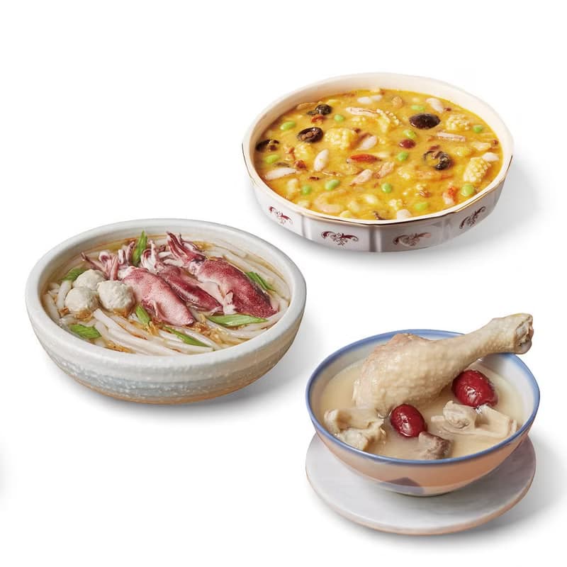 【錦霞樓】經典菜3件組(小卷炊粉+豬肚雞湯+金沙海鮮羹)