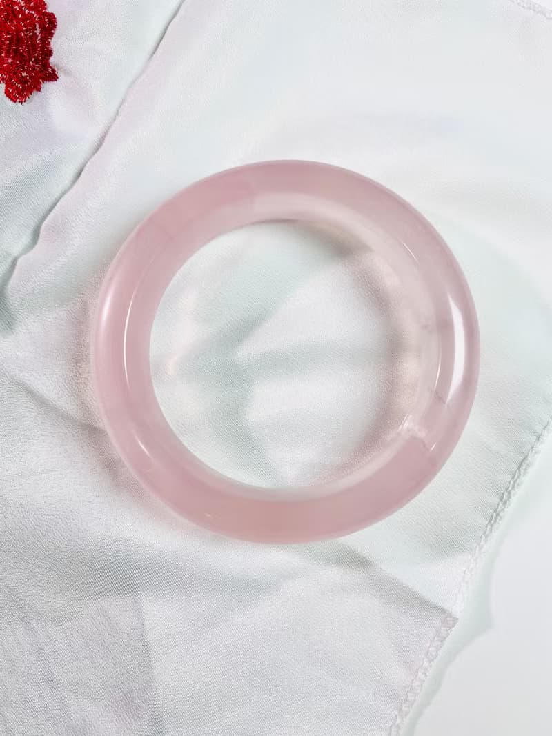 馬達加斯加粉水晶手鐲58
