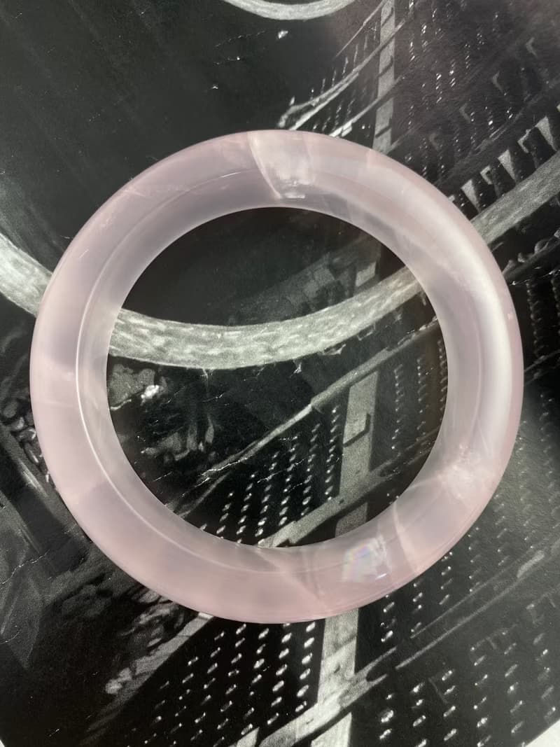 馬達加斯加粉水晶手鐲58