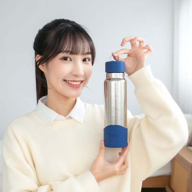 【贈配件】經典袋鼠瓶2代 520ml 贈茶隔&粗吸管&吸管套&吸管瓶刷