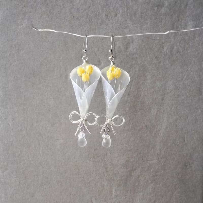 チューリップbouquet イヤリング/ピアス
