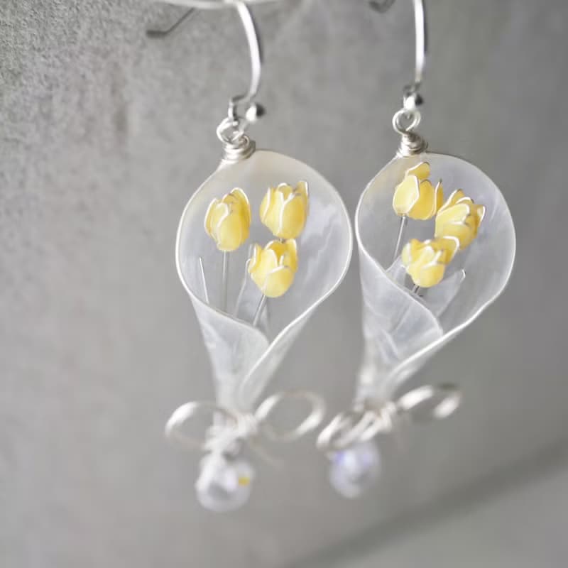 チューリップbouquet イヤリング/ピアス
