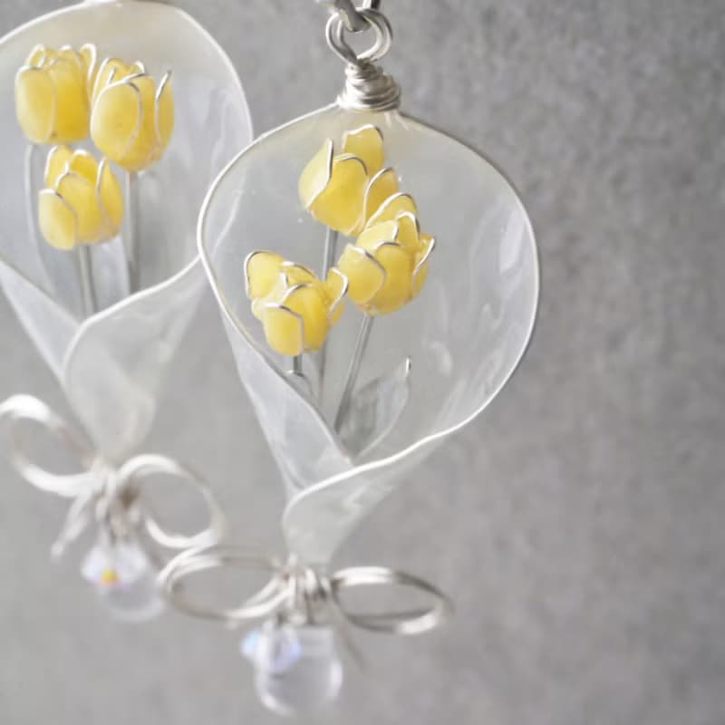 チューリップbouquet イヤリング/ピアス