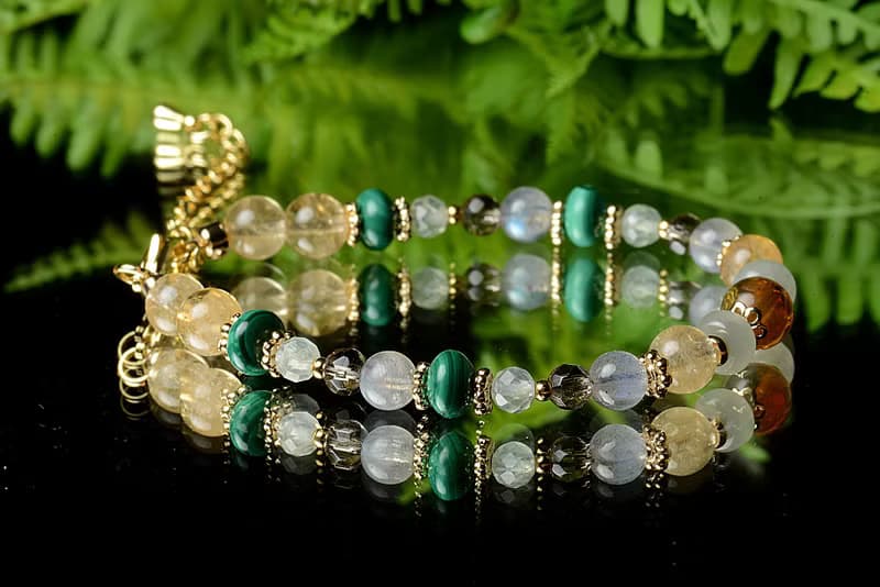 【神山晶礦】 秘魯日落雨林/緬甸琥珀/孔雀石/黃水晶/翡翠/茶晶/