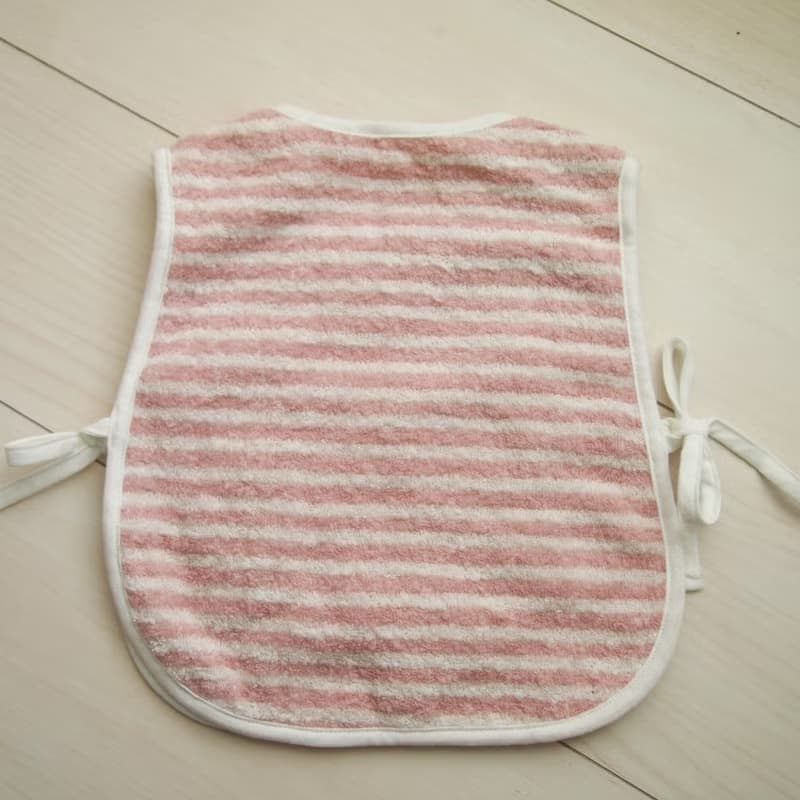 日本今治織品ImabariTowelJapan綁繩背心圍兜兜23X28cm-0-3歲適用