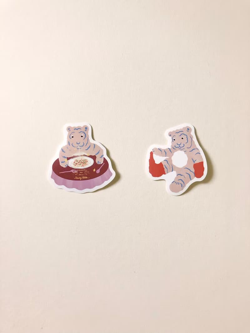 家虎的日常系列 | 防水大貼紙 | 8款