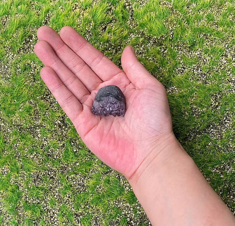 天然小小迷你夢幻紫晶鎮 紫水晶 消磁淨化 快速出貨 辦公室 風水