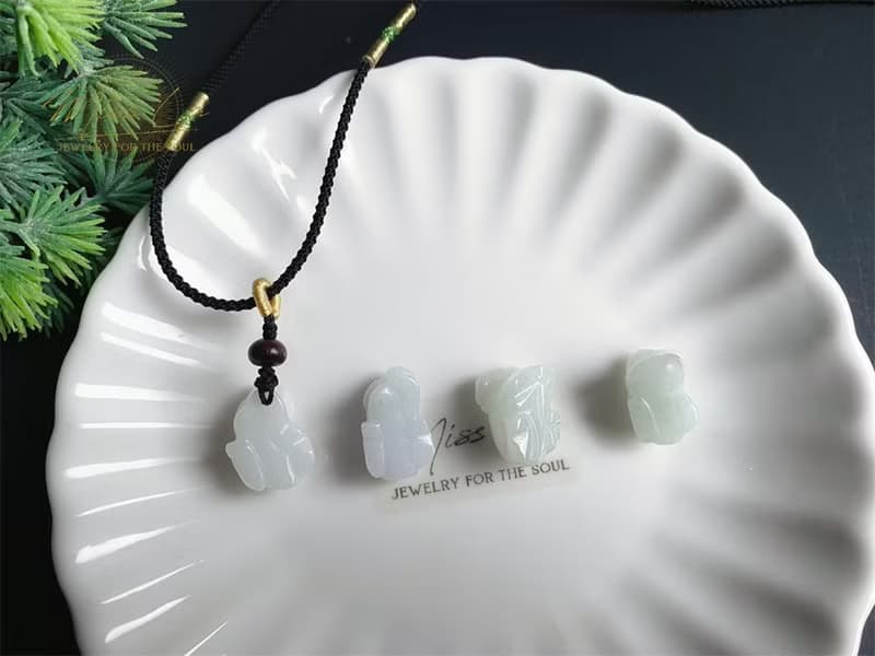天然緬甸玉翡翠 牛 事業紅火 牛氣沖天 項鍊 禮物 天然石