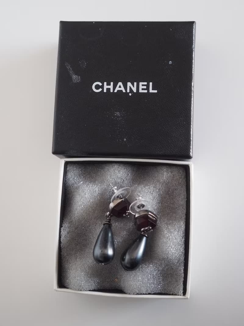 CHANEL シャネル ドロップ パール ピアス イヤリング ヴィンテージ
