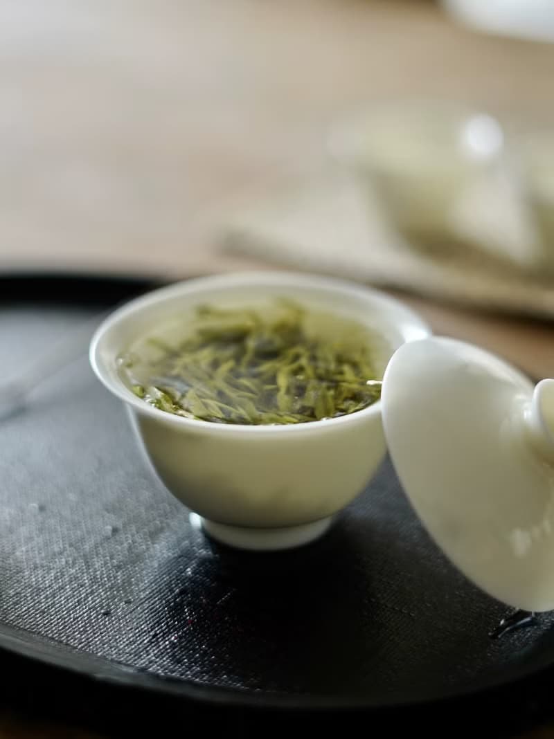 言己瓜白系列110ml蓋碗 二才蓋碗 不燙手蓋碗 原礦釉