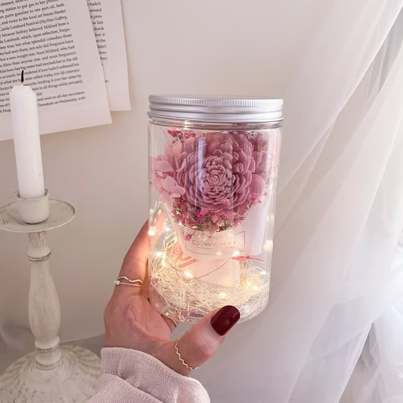 經典向日葵小花罐  畢業禮物 乾燥花 情人節 花束 送禮 生日禮物