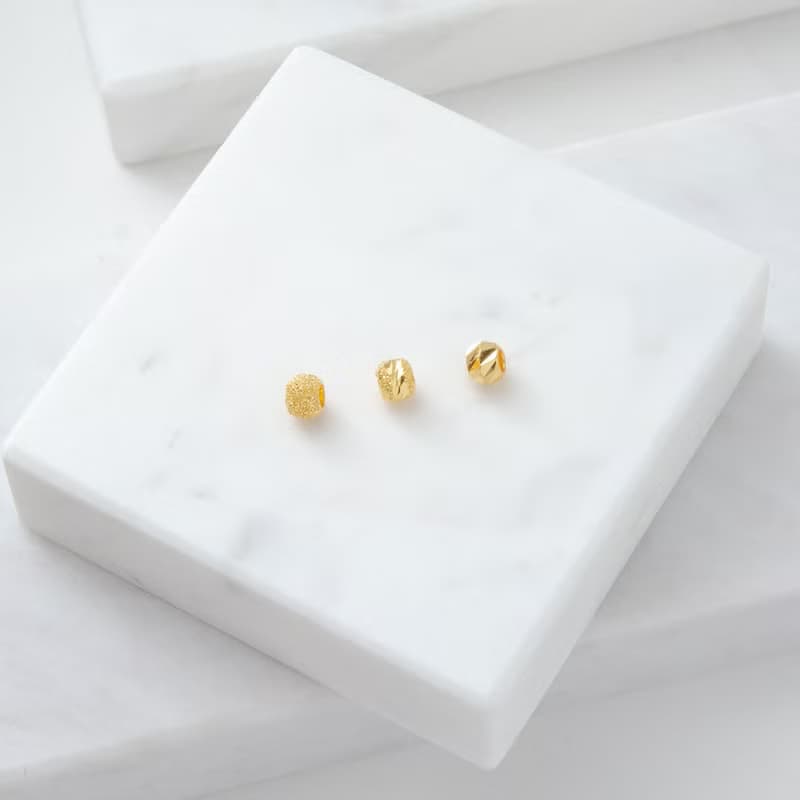 藏寶箱金飾 9999黃金轉運金珠子 招好運好人緣