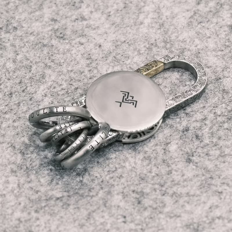 【時尚飾物】SOULITE 浮雲生物雲影銀鎖匙扣