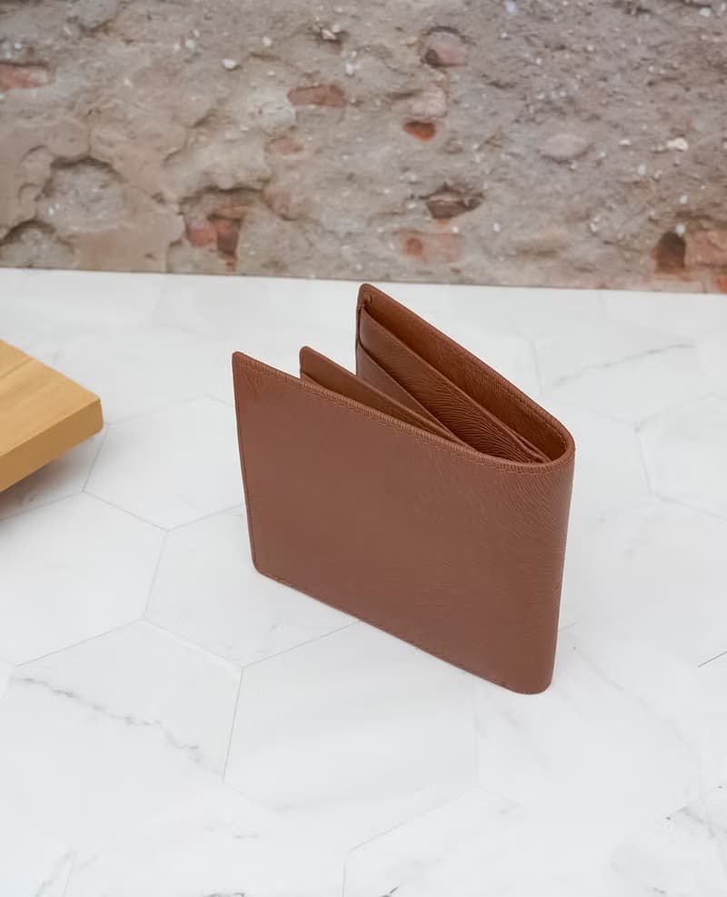 10卡3照-馬鬃紋-可拆左右翻活頁牛皮短夾28804(棕色)