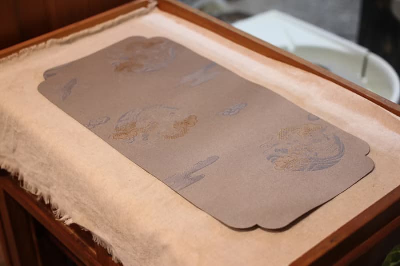 【母親節禮物】金絲雲鶴 乾泡墊 單面防水餐墊 24*48cm