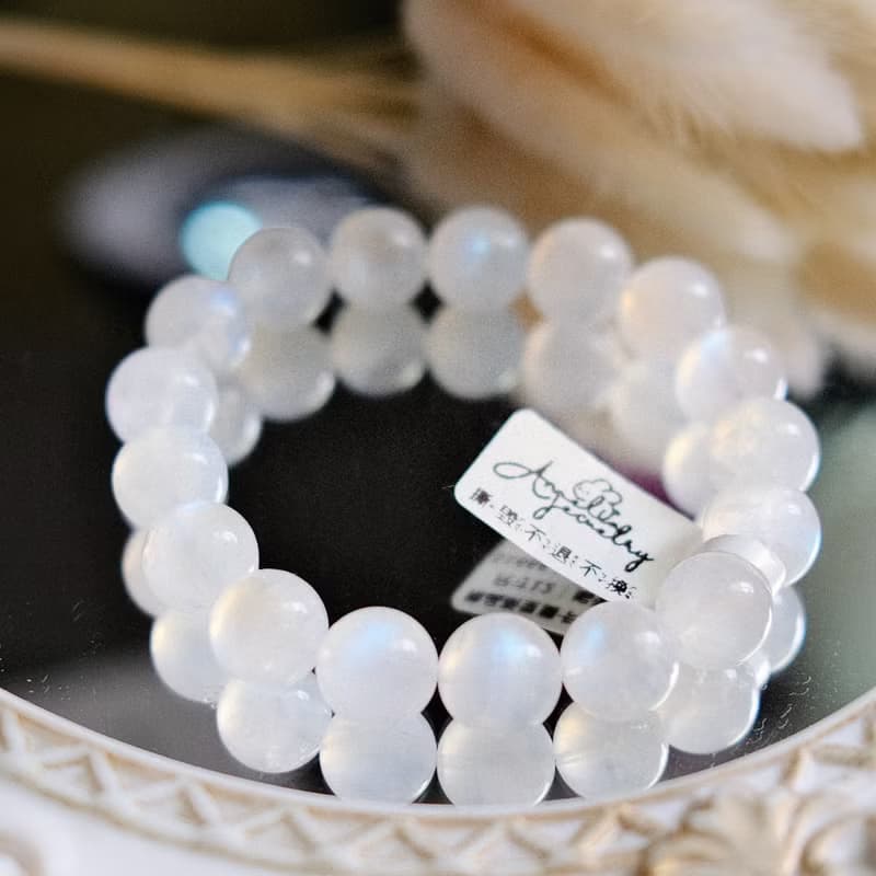 Amelia Jewelry丨月光石手鍊丨藍月光丨印度月光石丨女人石